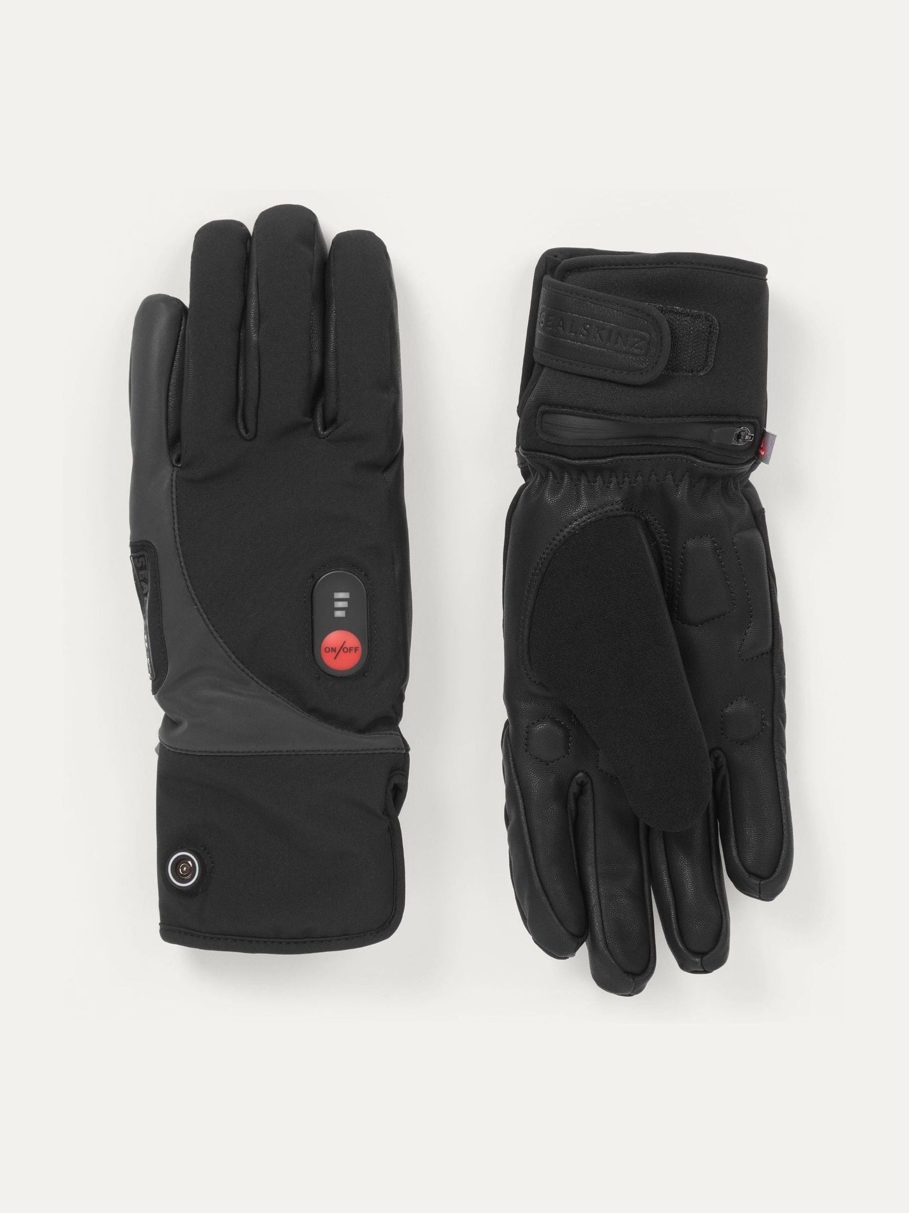 Sealskinz Upwell Heated Cycle Glove - Black - Large - Cycling Gloves - Image 4