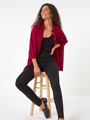 Roman Black Pocket Detail Stretch Ponte Trousers - Image 1 of 5