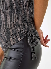 Blusa Roman com Glitter e Gola Redonda - Imagem 5 de 5