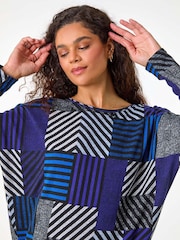 Azul - Roman Contrast Stripe Top - Imagen 5 de 5