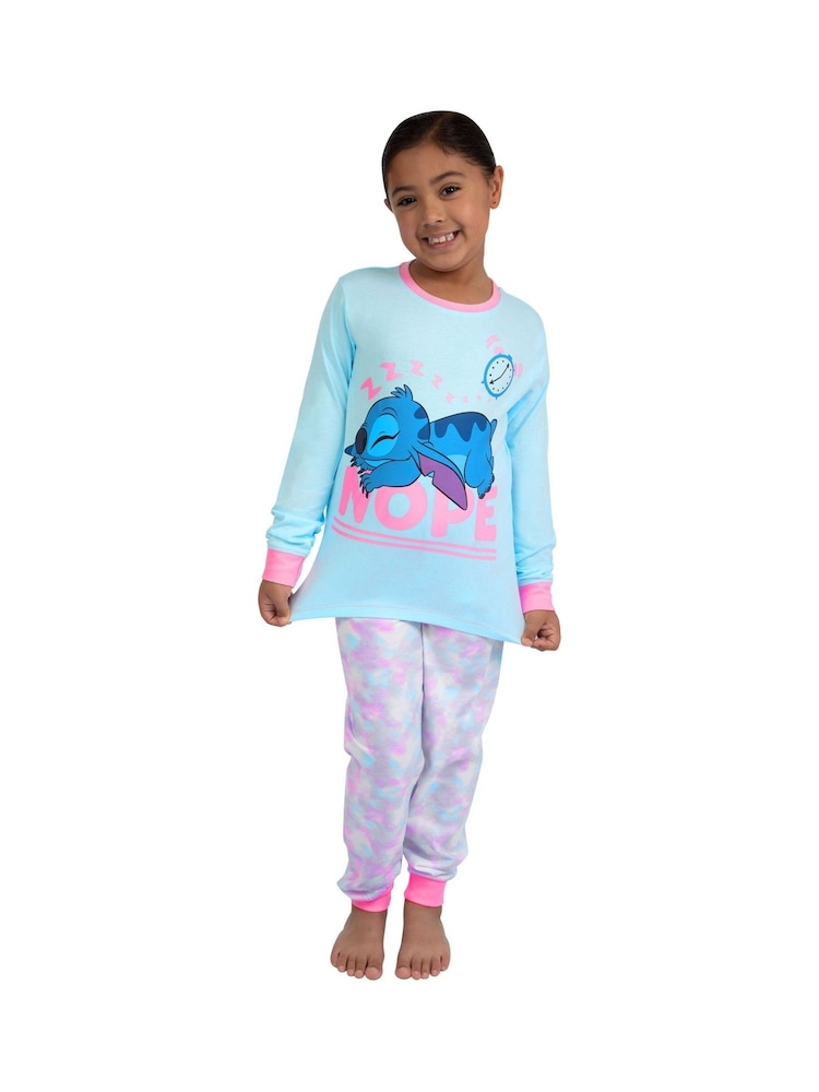 Character Disney Lilo And Stitch Tie Dye 100% Cotton Pyjamas - صورة 1 من 9
