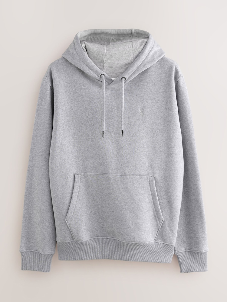 Noir/Marine/Gris Marl - Lot de 3 sweats à capuche en jersey - Image 10 of 12