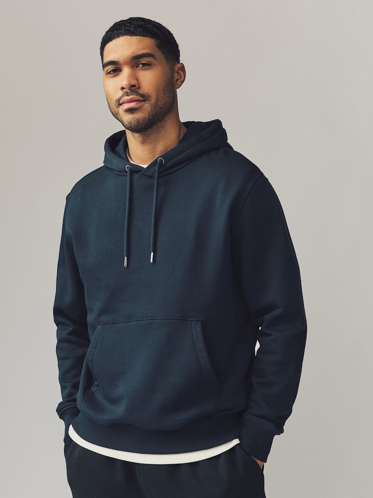 Noir/Marine/Gris Marl - Lot de 3 sweats à capuche en jersey - Image 3 of 12