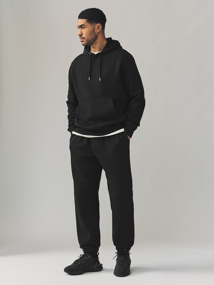 Noir/Marine/Gris Marl - Lot de 3 sweats à capuche en jersey - Image 6 of 12
