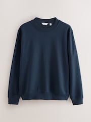 Noir/bleu marine Bleu/ Gris chinée - Jersey Col rond Sweat-shirt 3 Pack - Image 11 de 14