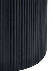 Julian Bowen Black Louis Fluted Round Dining Table - Image 7 of 9