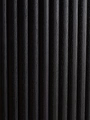 Julian Bowen Black Louis Fluted Round Dining Table - Image 8 of 9