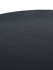 Julian Bowen Black Louis Fluted Round Dining Table - Image 9 of 9