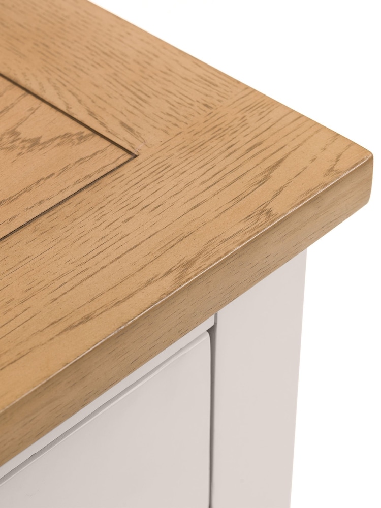 Julian Bowen Elephant Grey Euro Oak Richmond Sideboard - Image 4 of 4