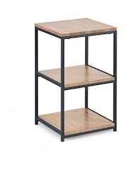 Julian Bowen Sonoma Oak Tribeca Tall Narrow Side Table - Image 2 of 5