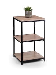 Julian Bowen Sonoma Oak Tribeca Tall Narrow Side Table - Image 4 of 5