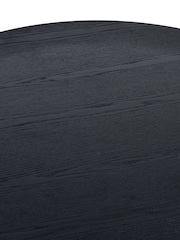 Julian Bowen Black Louis Fluted Round Coffee Table - Image 6 of 8
