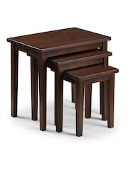 Julian Bowen Mahogany Cleo Nest Of Tables - Image 2 of 2