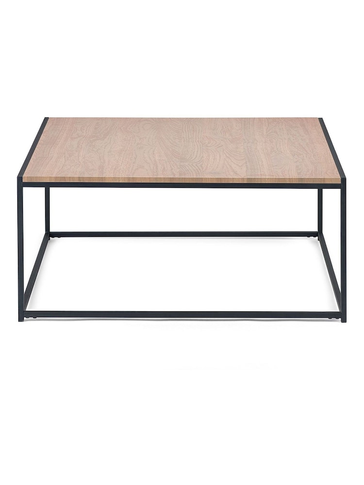 Julian Bowen Sonoma Oak Tribeca Square Coffee Table - Image 3 of 3 Julian Bowen Sonoma Oak Tribeca Square Coffee Table - Image 3 of 3
