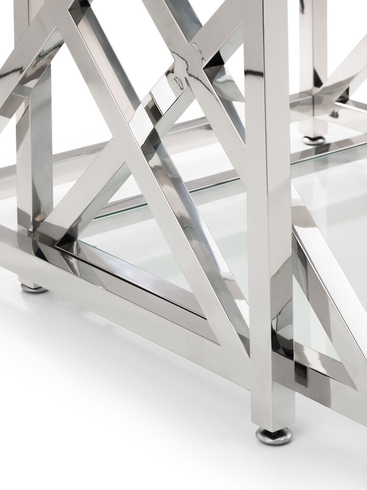 Julian Bowen Silver Miami Nest Of Tables - Image 6 of 6