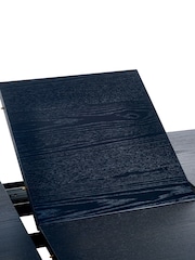 Julian Bowen Black Louis Fluted Extending Dining Table - Image 11 of 13