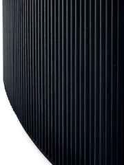 Julian Bowen Black Louis Fluted Extending Dining Table - Image 13 of 13