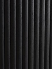 Julian Bowen Black Louis Fluted Extending Dining Table - Image 9 of 13