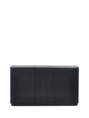 Julian Bowen Black Louis Fluted Sideboard - Image 4 of 13