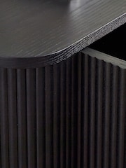 Julian Bowen Black Louis Fluted Sideboard - Image 6 of 13