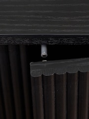Julian Bowen Black Louis Fluted Sideboard - Image 7 of 13
