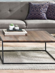 Julian Bowen Walnut Tribeca Square Coffee Table - Image 1 of 3