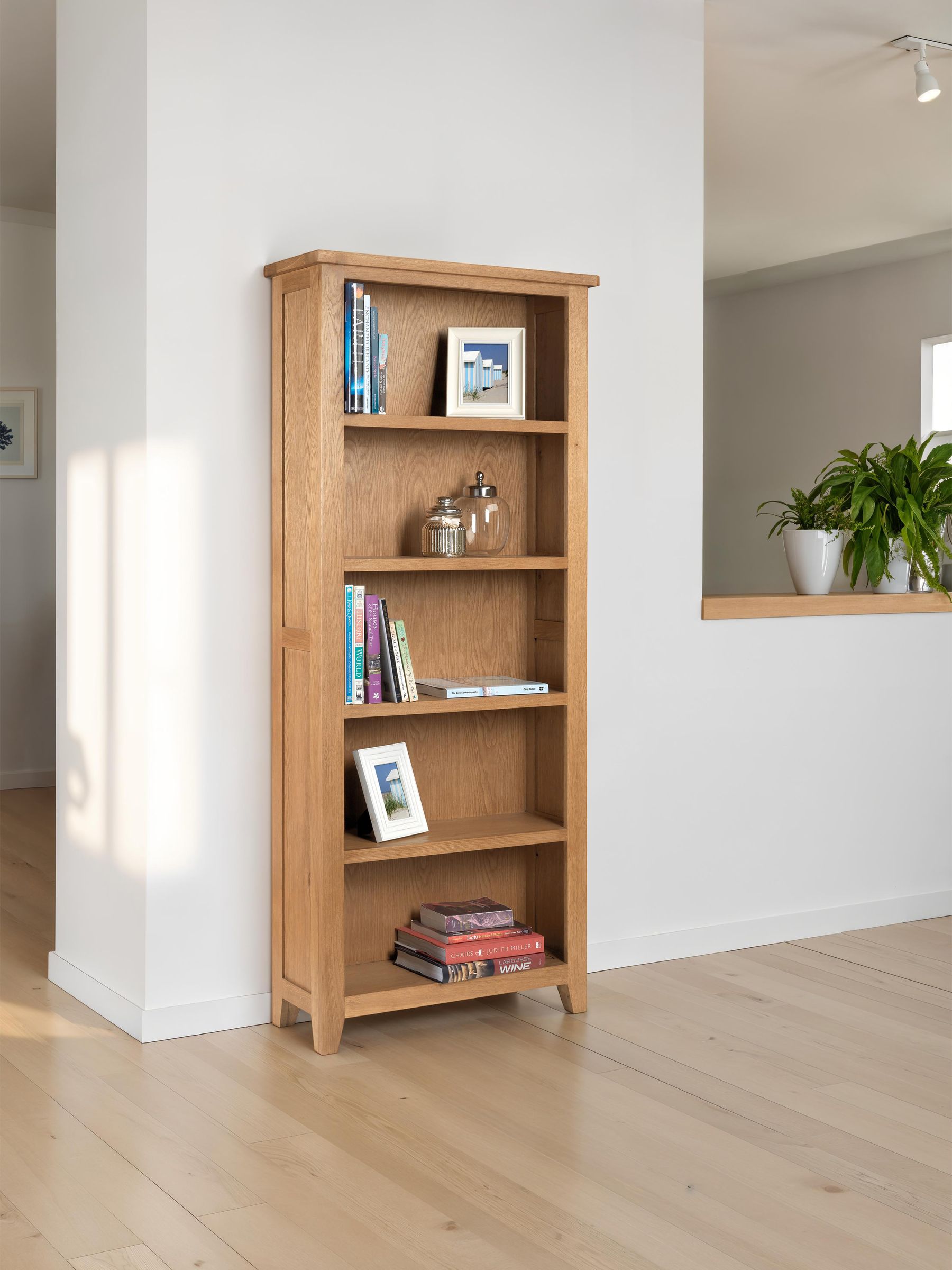 Julian Bowen Astoria Tall Bookcase - Oak - Image 7