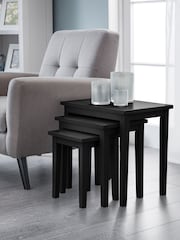 Julian Bowen Black Cleo Nest Of Tables - Image 1 of 2