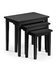 Julian Bowen Black Cleo Nest Of Tables - Image 2 of 2