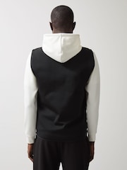 Reiss Black Foster McLaren F1 Team Quilted Logo Gilet - Image 4 of 8