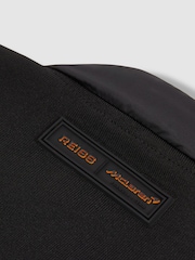 Reiss Black Foster McLaren F1 Team Quilted Logo Gilet - Image 7 of 8