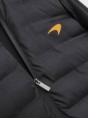 Reiss Black Mayer McLaren F1 Team Quilted Hybrid Jacket - Image 6 of 8