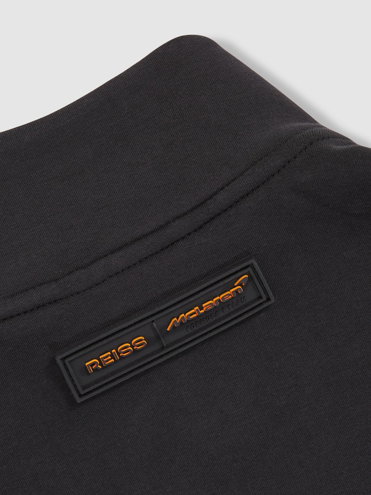 Black - Reiss Mayer McLaren F1 Team Quilted Hybrid Jacket - Image 8 of 8 Black - Reiss Mayer McLaren F1 Team Quilted Hybrid Jacket - Image 8 of 8