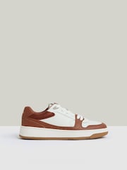 Reiss Astor Leather Panelled Trainers - Image 1 of 6