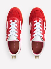 Boden Red Erin Union Jack Trainers - Image 4 of 5