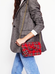 Boden Red Bow Evening Bag - Image 1 of 4