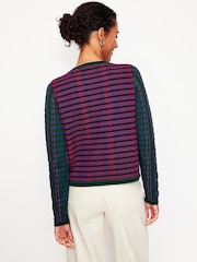 Boden Blue Holly Knitted 100% Cotton Cardigans - Image 2 of 6