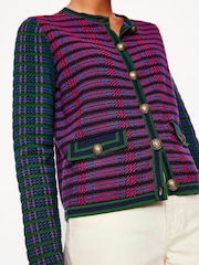 Boden Blue Holly Knitted 100% Cotton Cardigans - Image 4 of 6