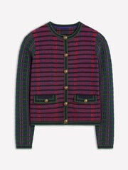 Boden Blue Holly Knitted 100% Cotton Cardigans - Image 5 of 6