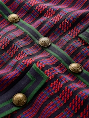 Boden Blue Holly Knitted 100% Cotton Cardigans - Image 6 of 6