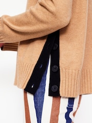 Boden Brown Zia Button Side Jumper - Image 4 of 5