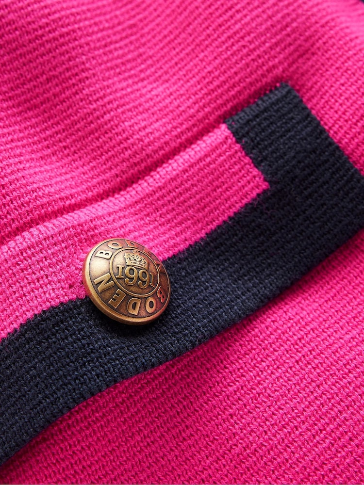Boden Pink Holly Knitted 100% Cotton Cardigans - Image 7 of 7 Boden Pink Holly Knitted 100% Cotton Cardigans - Image 7 of 7