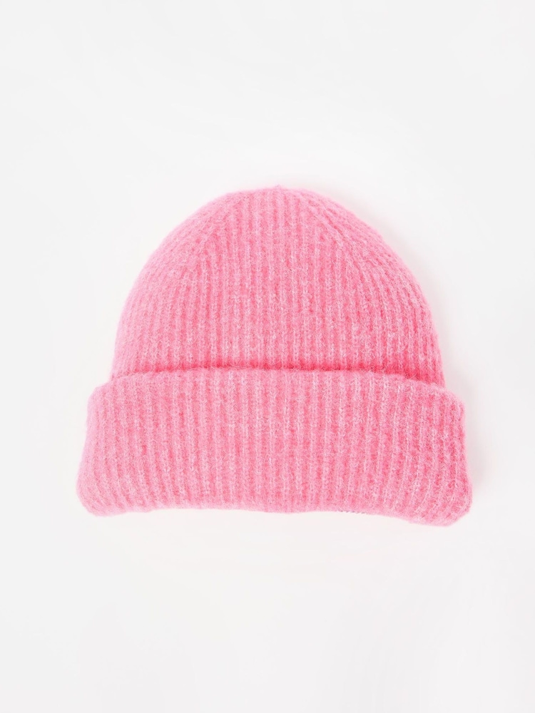 Oliver Bonas Ribbed Knitted Čepica klobuki in kape; pokrivala - Slika 2 iz 5