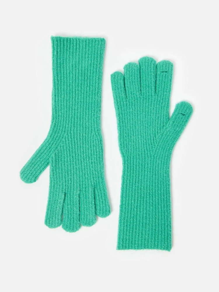 Oliver Bonas Green Knitted Gloves - Image 2 of 6 Oliver Bonas Green Knitted Gloves - Image 2 of 6