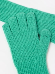 Oliver Bonas Green Knitted Gloves - Image 5 of 6