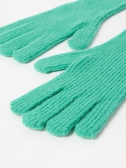 Oliver Bonas Green Knitted Gloves - Image 6 of 6