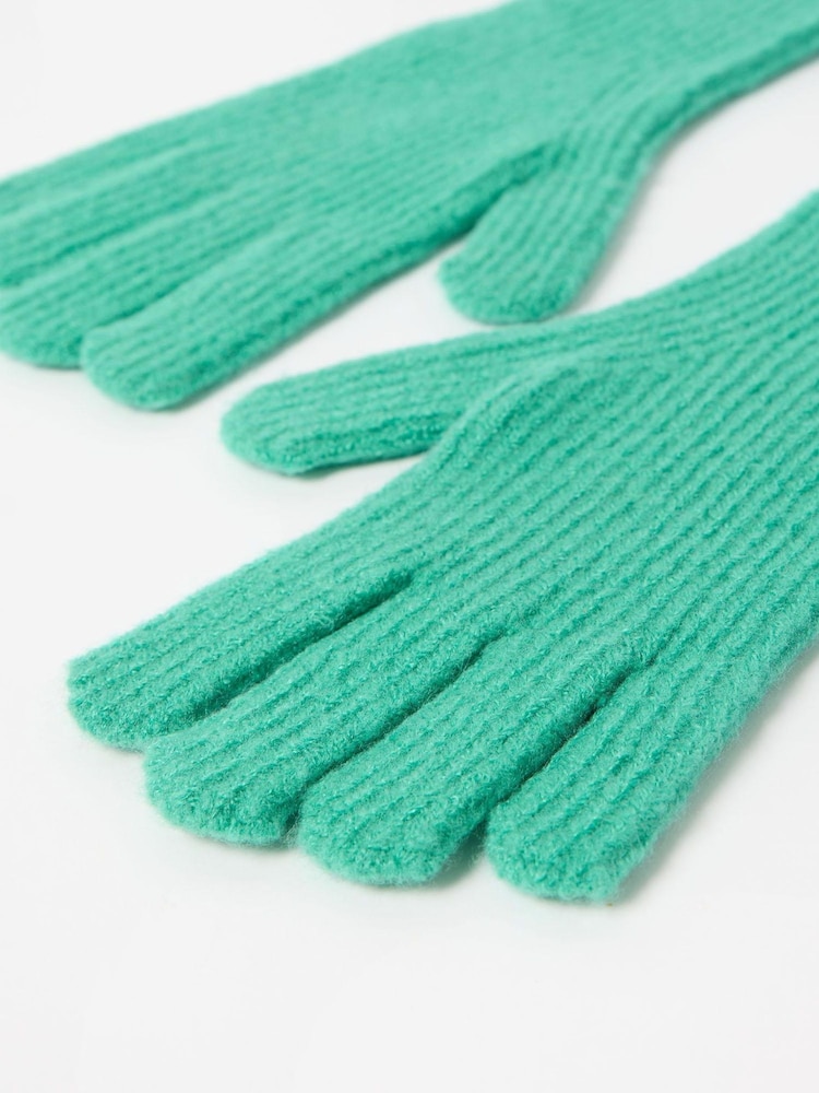 Oliver Bonas Green Knitted Gloves - Image 6 of 6 Oliver Bonas Green Knitted Gloves - Image 6 of 6