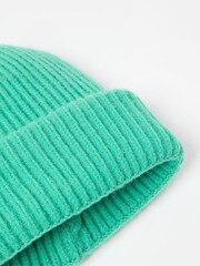 Oliver Bonas Ribbed Knitted Čepica klobuki in kape; pokrivala - Slika 4 iz 6