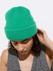 Oliver Bonas Ribbed Knitted Čepica klobuki in kape; pokrivala - Slika 6 iz 6