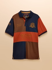 Joules Red/Navy Official Burghley Polo Shirt - Image 9 of 9